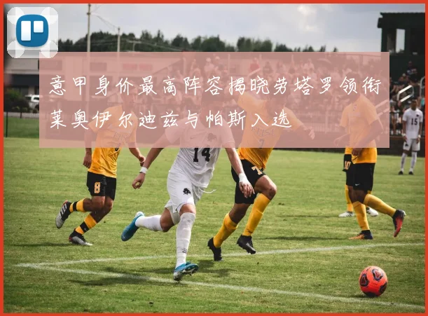 意甲身价最高阵容揭晓劳塔罗领衔莱奥伊尔迪兹与帕斯入选